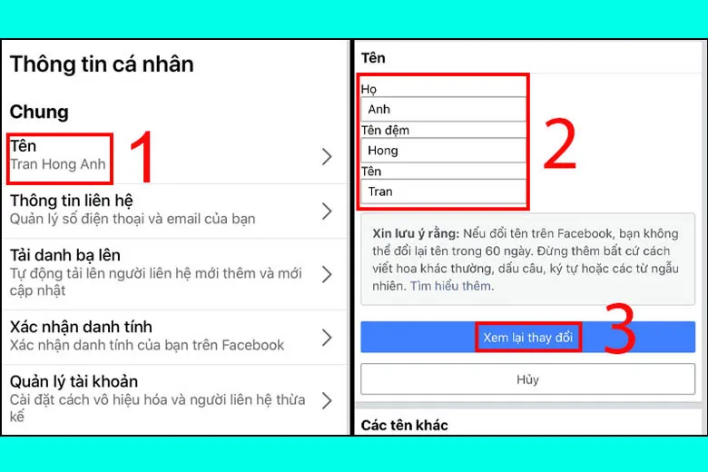 10 cách đổi tên Facebook trên máy tính, điện thoại, máy tính bảng không cần đủ 60 ngày