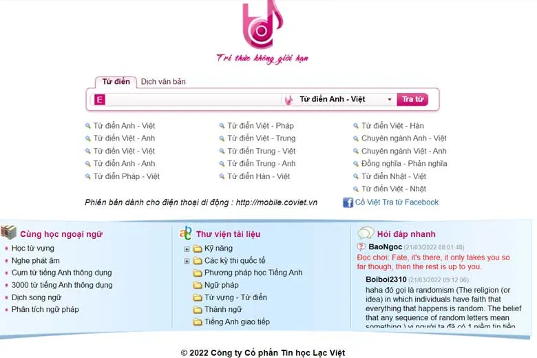 10 website và App dịch tiếng Việt sang tiếng Anh chuẩn ngữ pháp nhất