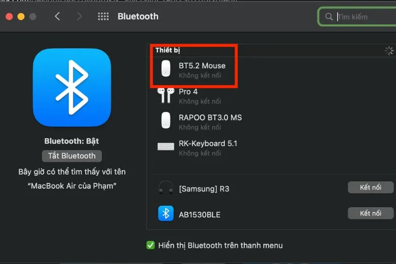 2 Cách kết nối chuột không dây với MacBook nhanh đúng cách nhất