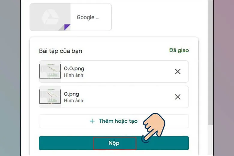 2 cách làm, nộp bài tập trên Google Classroom điện thoại và máy tính