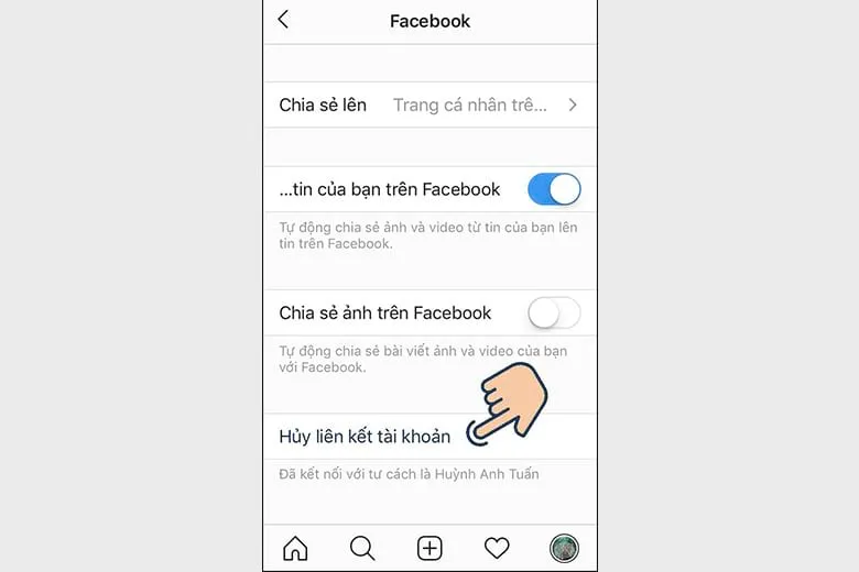 2 cách liên kết tài khoản Instagram với Facebook trên máy tính, điện thoại cực dễ