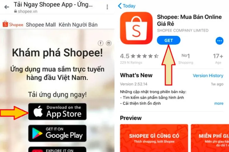 2 Cách tải Shopee trên điện thoại iPhone, Android đơn giản nhanh nhất