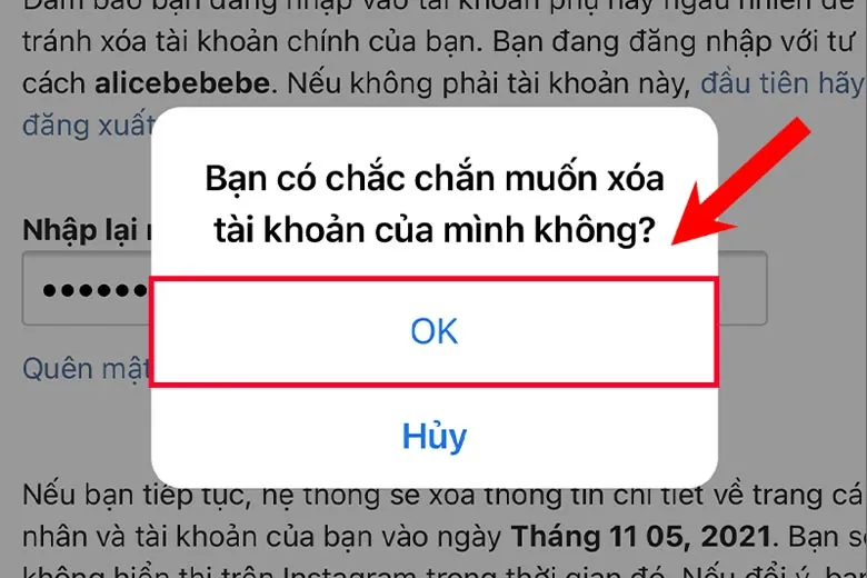 2 cách xóa tài khoản trên Instagram vĩnh viễn, vô hiệu hóa tài khoản Instagram trên điện thoại, máy tính đơn giản