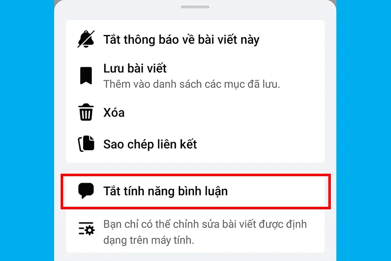 4 Cách tắt bình luận trên Facebook cá nhân, ẩn CMT trong nhóm, Fanpage đơn giản nhất