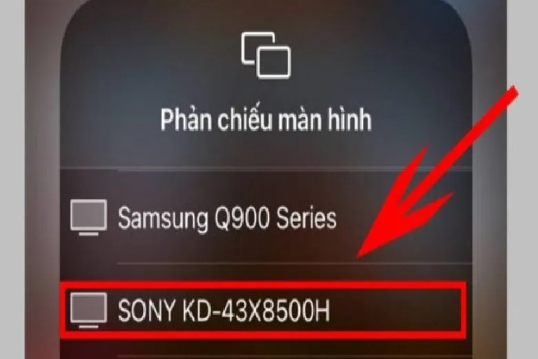 6 Cách phản chiếu màn hình iPhone lên tivi Sony đơn giản nhất