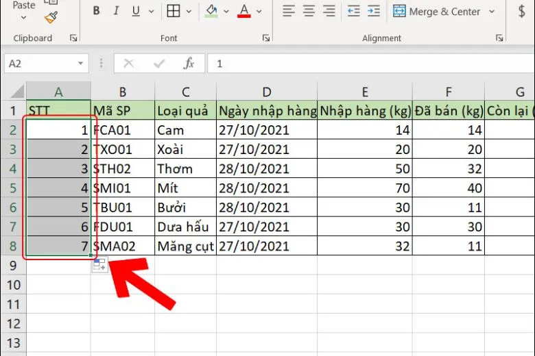 7 cách đánh số thứ tự trong Excel đơn giản, nhanh chóng mà người mới nên biết