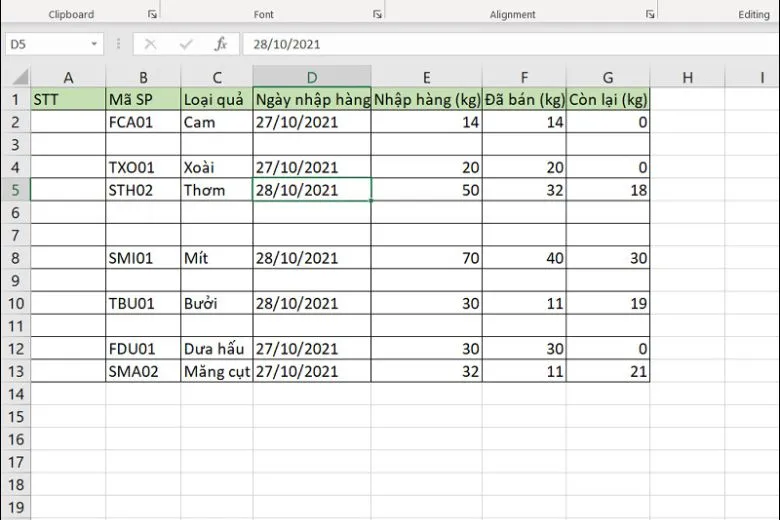 7 cách đánh số thứ tự trong Excel đơn giản, nhanh chóng mà người mới nên biết