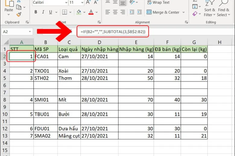 7 cách đánh số thứ tự trong Excel đơn giản, nhanh chóng mà người mới nên biết