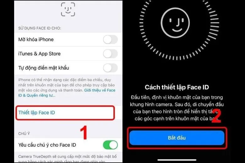 Cách cài đặt mật khẩu iPhone cho các đời máy nhanh chóng, đơn giản