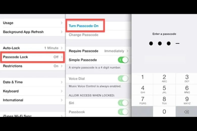 Cách cài đặt mật khẩu iPhone cho các đời máy nhanh chóng, đơn giản