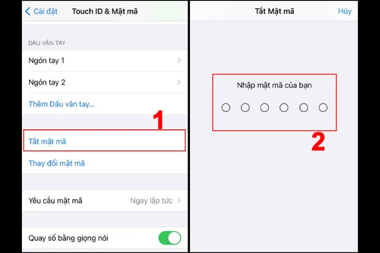 Cách cài đặt mật khẩu iPhone cho các đời máy nhanh chóng, đơn giản