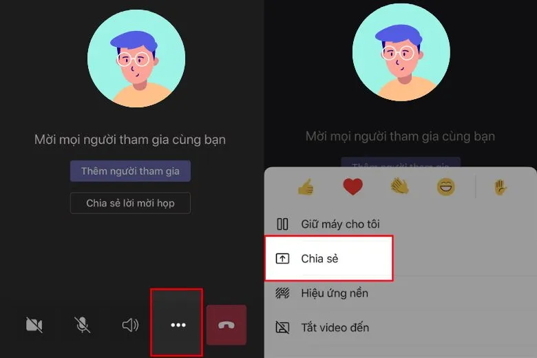 Cách chia sẻ màn hình trên Teams khi học và họp Online cho người mới