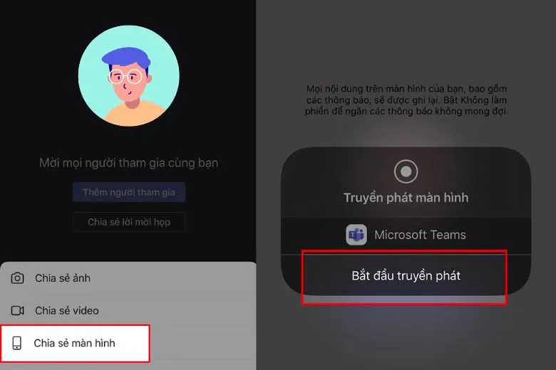 Cách chia sẻ màn hình trên Teams khi học và họp Online cho người mới