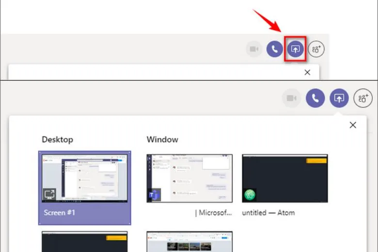 Cách chia sẻ màn hình trên Teams khi học và họp Online cho người mới