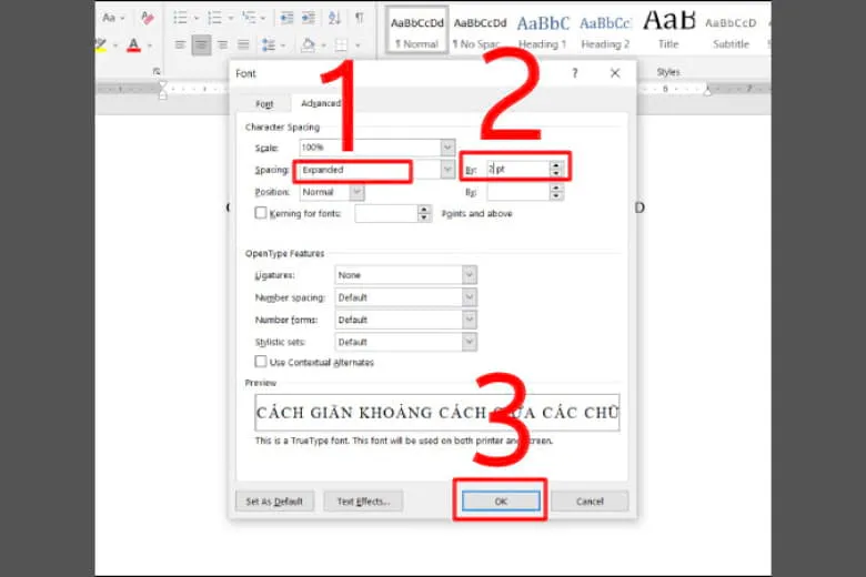Cách chỉnh khoảng cách chữ trong Word cập nhật mới nhất