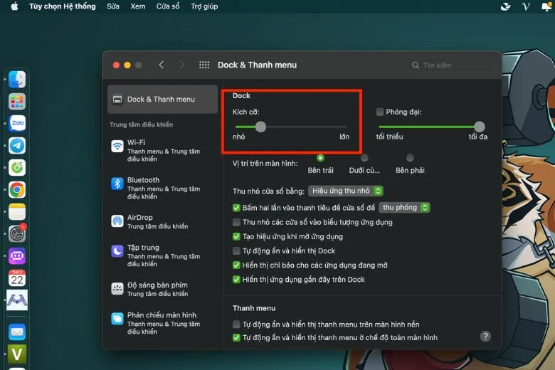 Cách chỉnh thanh Dock MacBook đơn giản và tiện lợi nhất cho thao tác làm việc mà bạn phải biết