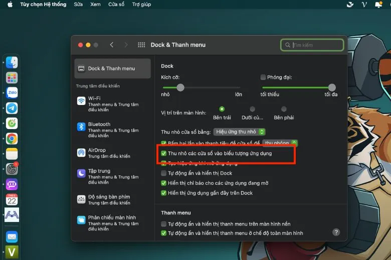 Cách chỉnh thanh Dock MacBook đơn giản và tiện lợi nhất cho thao tác làm việc mà bạn phải biết
