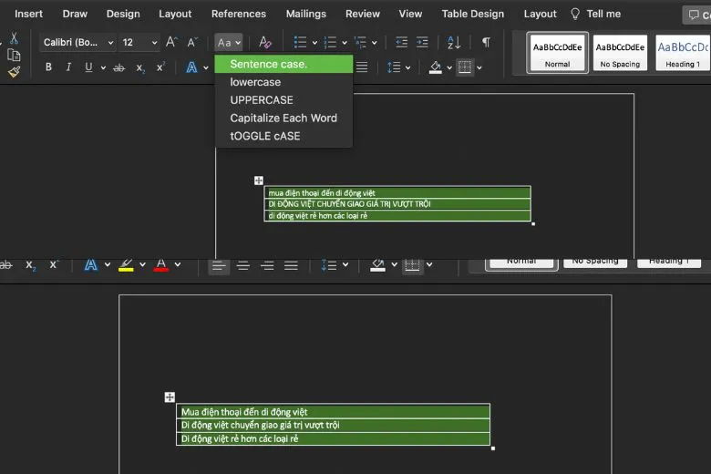 Cách chuyển chữ hoa thành chữ thường trong Excel và ngược lại