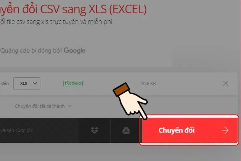 Cách chuyển file CSV sang Excel online miễn phí cực kỳ đơn giản