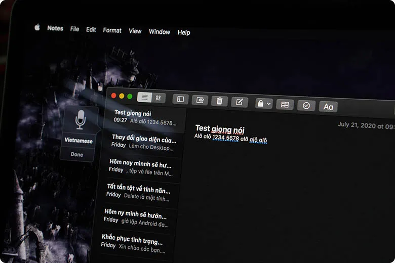 Cách chuyển giọng nói thành văn bản trên MacBook chỉ bằng 1 thao tác cực kì đơn giản