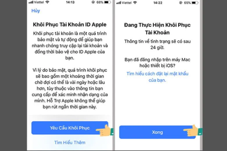 Cách đăng xuất iCloud khi quên mật khẩu trên iPhone, iPad