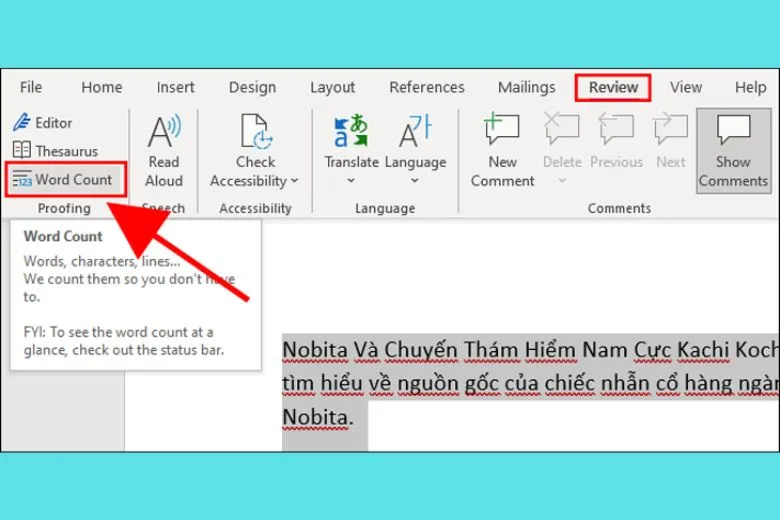 Cách đếm số ký tự trong tiêu đề, đoạn văn trực tuyến hoặc bằng phần mềm chính xác, hiệu quả