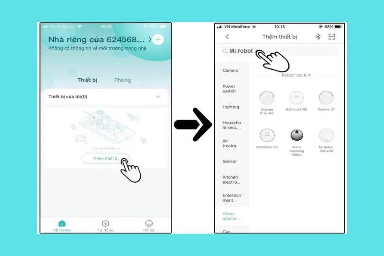 Cách kết nối robot hút bụi Xiaomi với Mi Home điều khiển dễ dàng