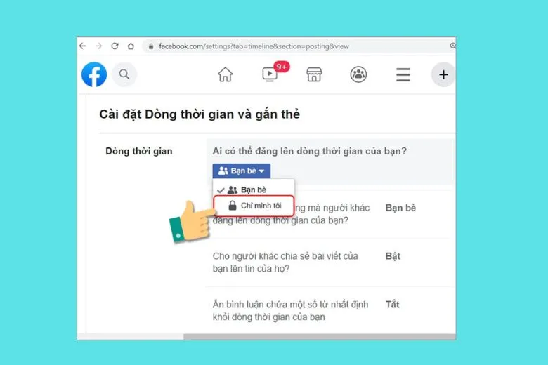 Cách khóa tường, Wall Facebook không cho người lạ xem, đăng bài