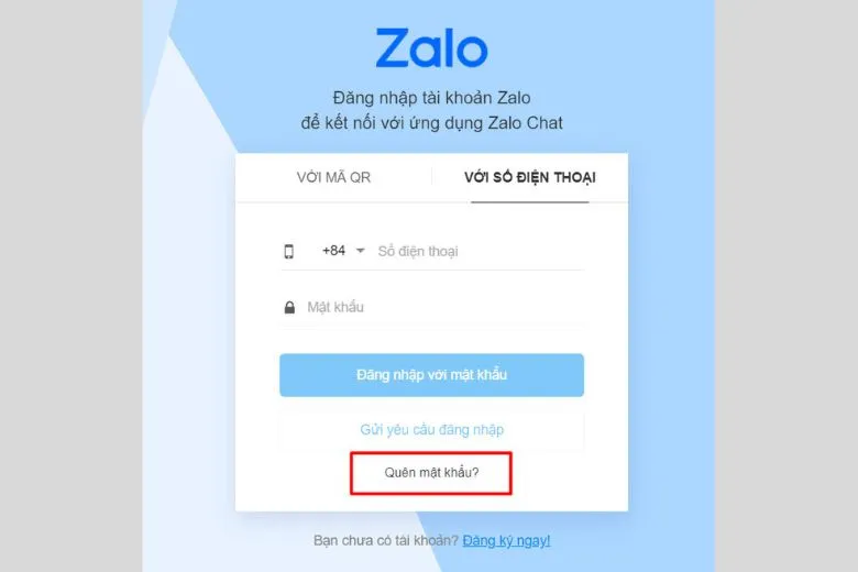 Cách lấy lại mật khẩu Zalo khi quên password trên điện thoại, máy tính đơn giản đảm bảo thành công