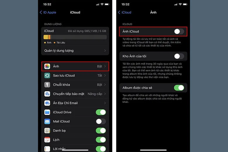 Cách mua dung lượng iCloud cho iPhone, iPad trên iOS mới