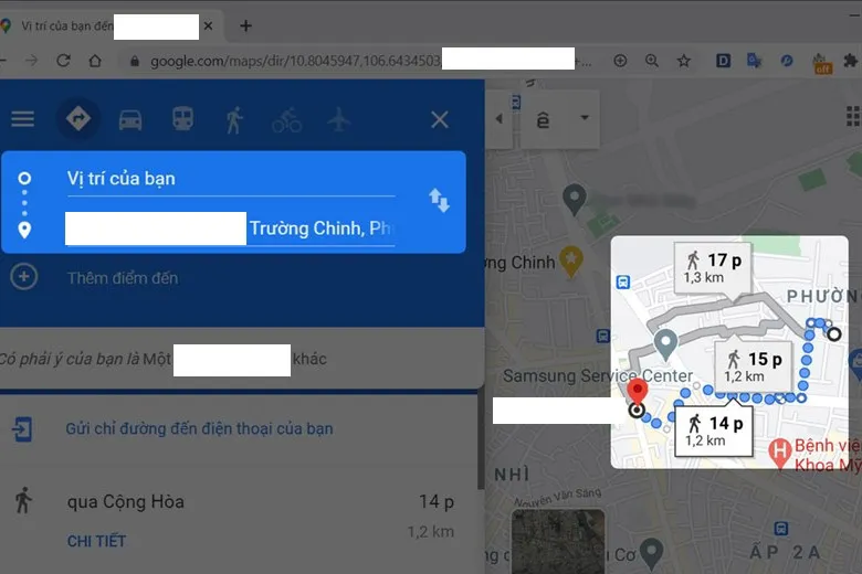 Cách sử dụng Google Maps chỉ đường trên điện thoại, máy tính hiệu quả nhất