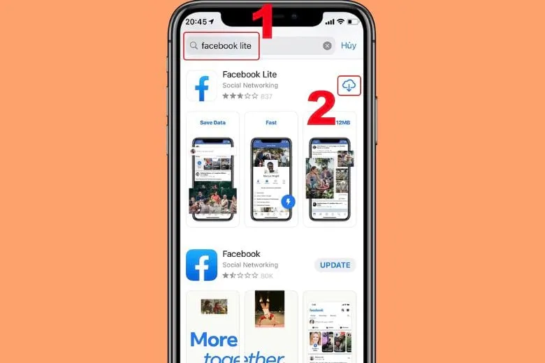 Cách tải Facebook Lite cho iPhone iOS 2023 và cài đặt đơn giản trên App Store