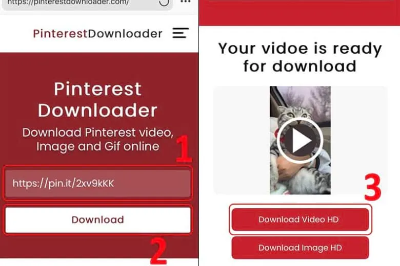 Cách tải và lưu Video trên Pinterest cho điện thoại iOS, Android và máy tính