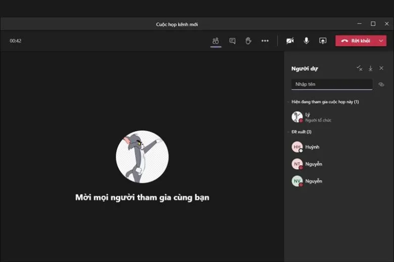 Cách tạo cuộc họp trên Microsoft Team tham gia họp Online