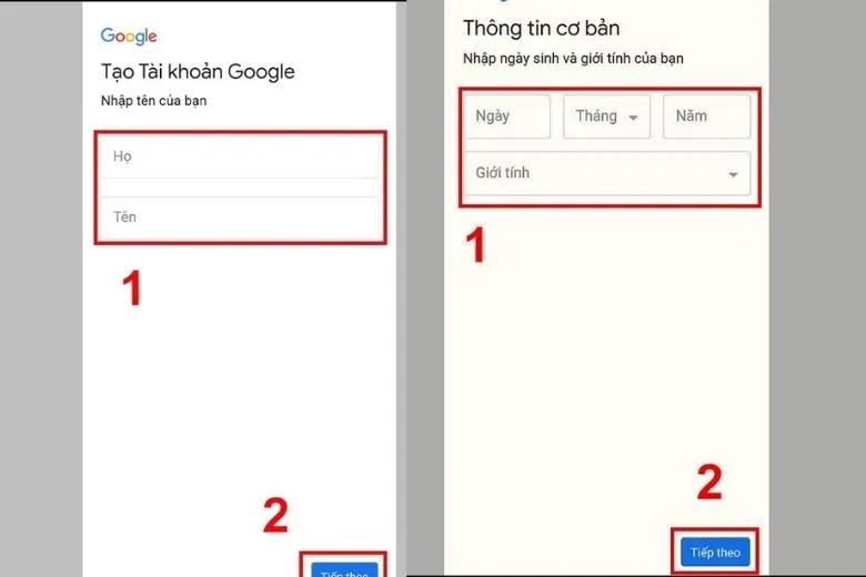 Cách tạo Gmail mới trên điện thoại, Máy tính đơn giản dễ thực hiện nhất