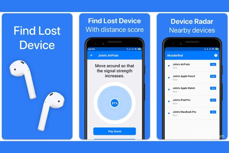 Cách tìm AirPods bị mất trên Android bằng thủ thuật 