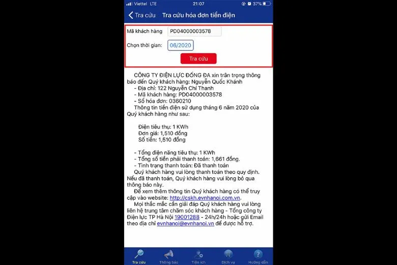 Cách tra cứu hóa đơn tiền điện online và thanh toán nhanh chóng, tiện lợi