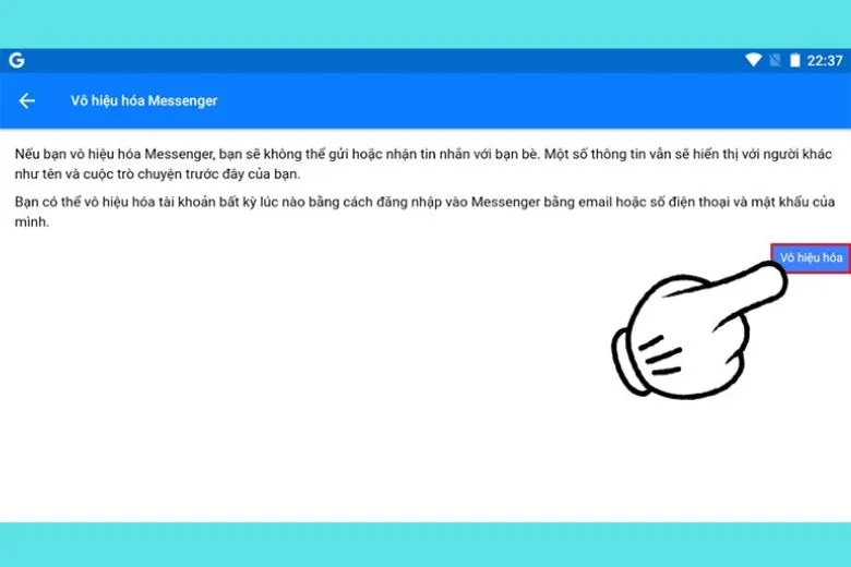 Cách vô hiệu hóa Messenger nhanh chóng, đơn giản