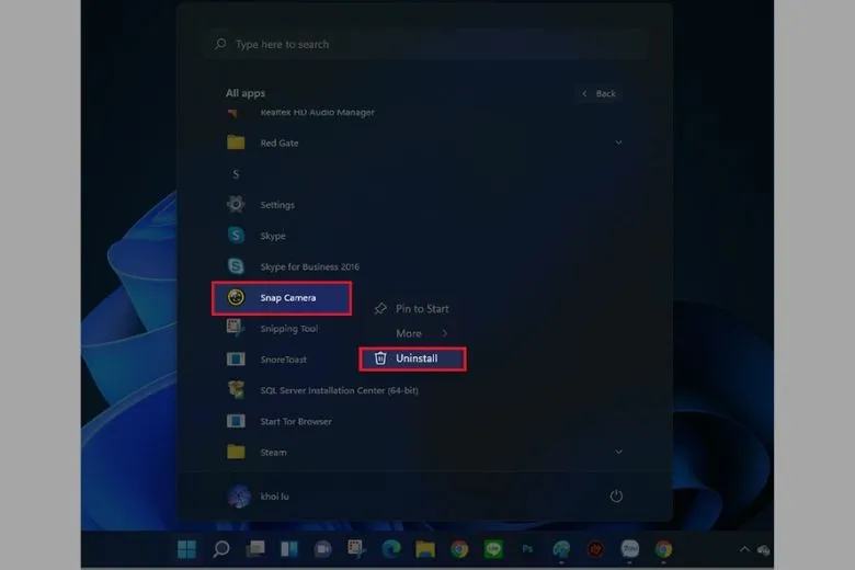 Cách xóa Snap Camera cực nhanh chóng cho người mới