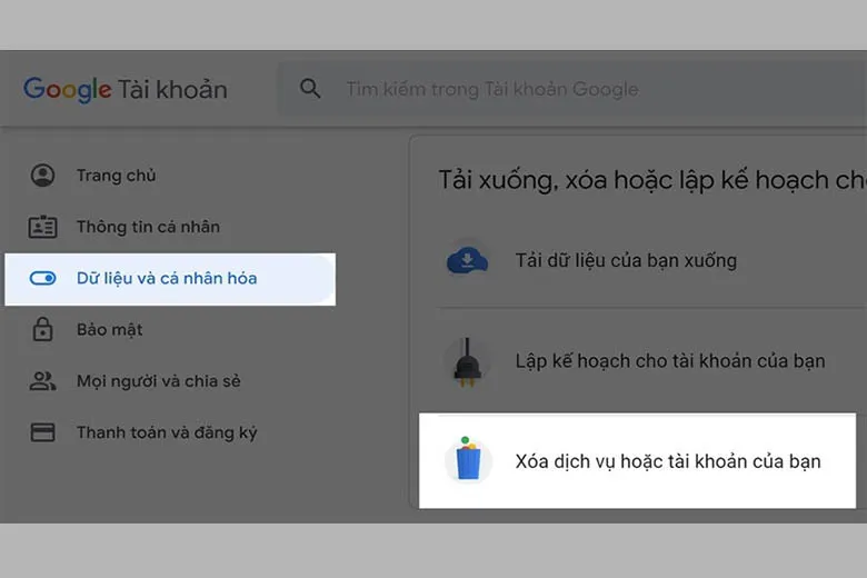 Cách xóa tài khoản Google trên điện thoại, máy tính vĩnh viễn đơn giản nhất