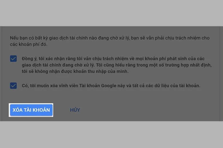 Cách xóa tài khoản Google trên điện thoại, máy tính vĩnh viễn đơn giản nhất