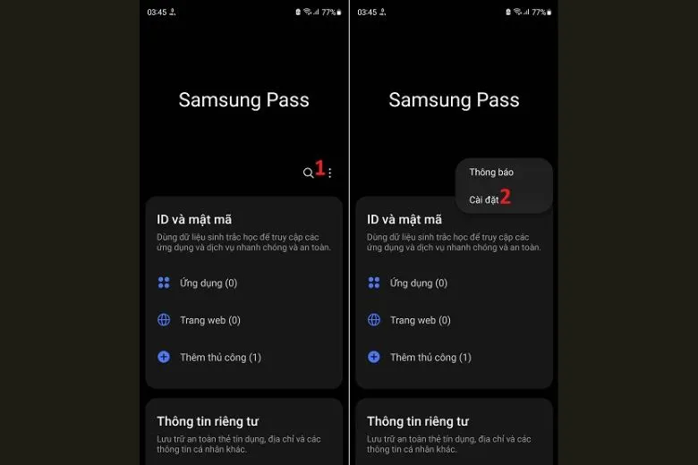 Cẩm nang sử dụng Samsung Pass toàn tập từ A-Z