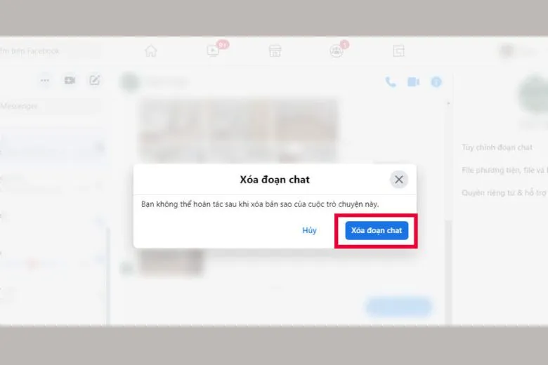 Hướng dẫn 10 cách xóa tin nhắn Messenger trên điện thoại và máy tính nhanh nhất