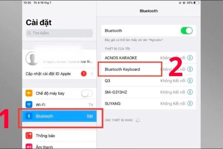 Hướng dẫn 2 Cách kết nối bàn phím Bluetooth với iPad đơn giản nhất