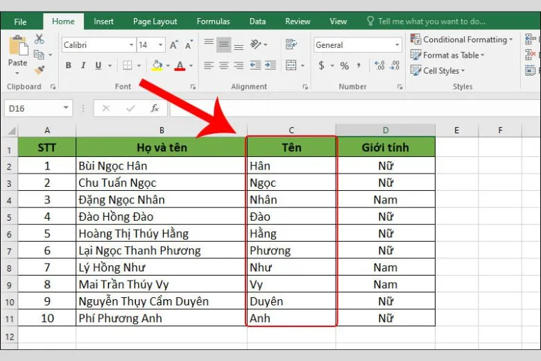 Hướng dẫn 2 cách sắp xếp tên theo thứ tự ABC trong Excel đơn giản khi lập danh sách