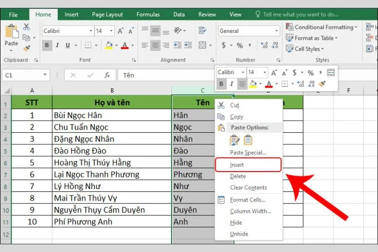 Hướng dẫn 2 cách sắp xếp tên theo thứ tự ABC trong Excel đơn giản khi lập danh sách