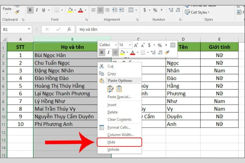 Hướng dẫn 2 cách sắp xếp tên theo thứ tự ABC trong Excel đơn giản khi lập danh sách