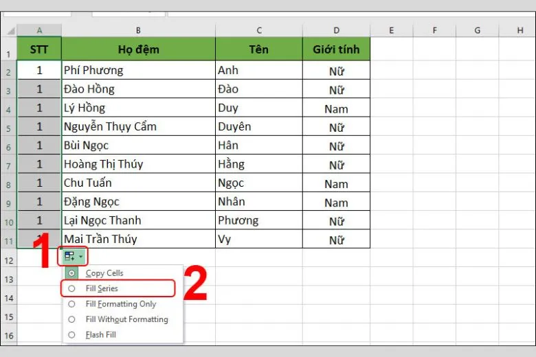 Hướng dẫn 2 cách sắp xếp tên theo thứ tự ABC trong Excel đơn giản khi lập danh sách