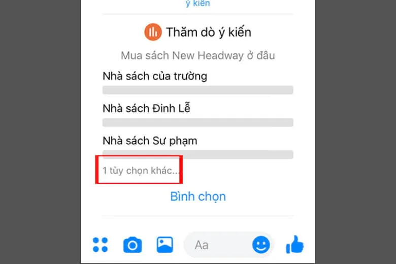 Hướng dẫn 2 cách tạo cuộc thăm dò ý kiến trên Messenger trên điện thoại, máy tính đầy đủ nhất