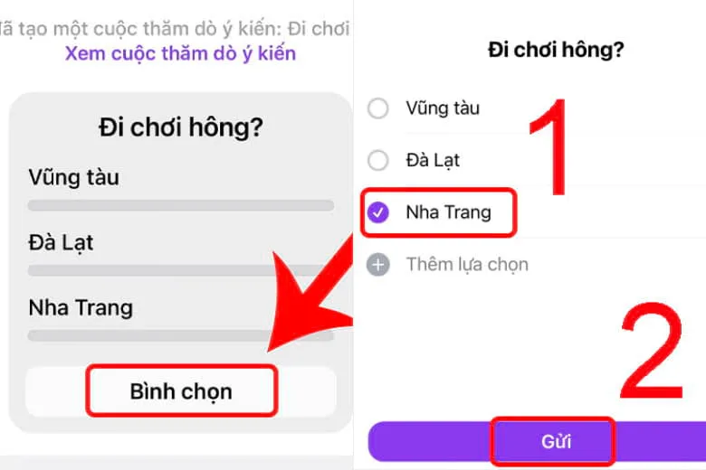 Hướng dẫn 2 cách tạo cuộc thăm dò ý kiến trên Messenger trên điện thoại, máy tính đầy đủ nhất